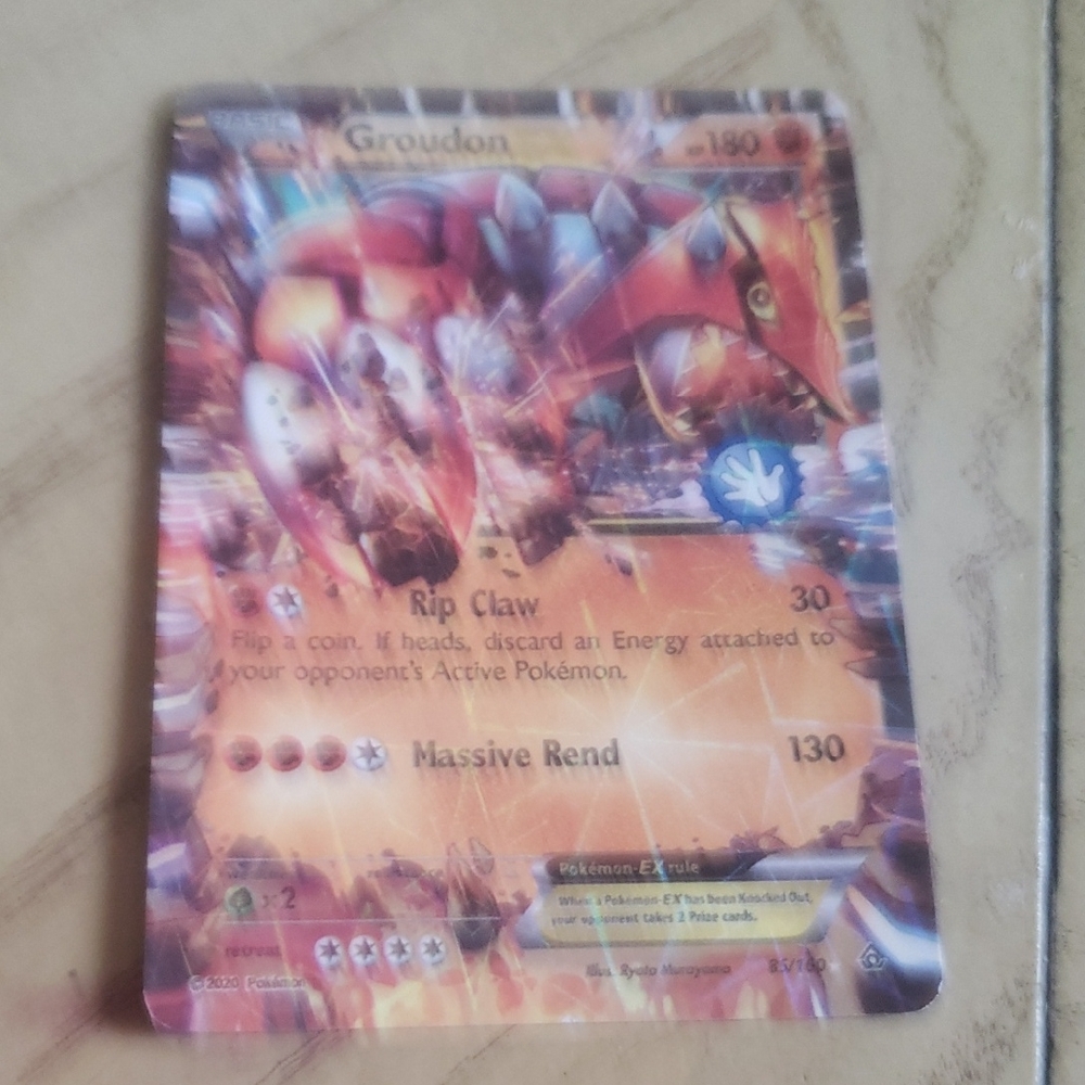 Groudon Pokémon Card